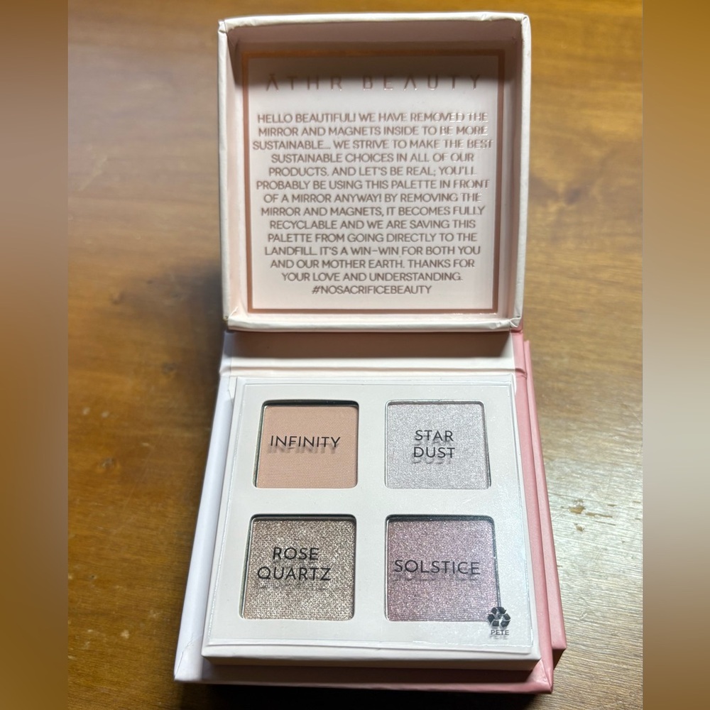 Rose Quartz Crystal Eyeshadow Palette